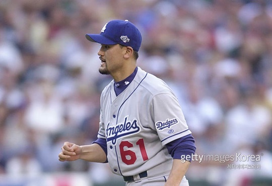 한국인 최초로 메이저리그(MLB) 올스타전에 출전한 2001년 박찬호(사진=게티이미지코리아)