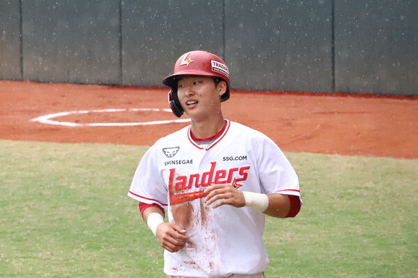 SSG 김창평이 퓨처스리그 기록을 다시 썼다(사진=SSG)