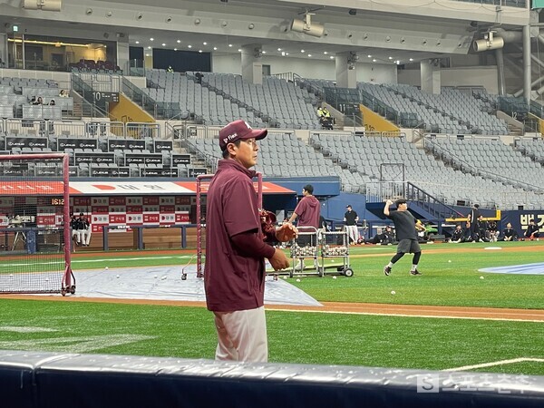 홍원기 키움 감독(사진=스포츠춘추 배지헌 기자)