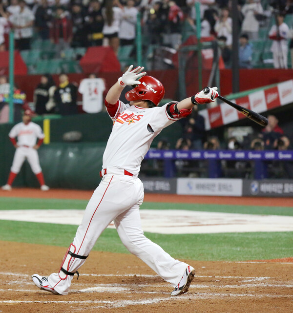 최정이 통산 467호 홈런을 기록했다(사진=SSG)