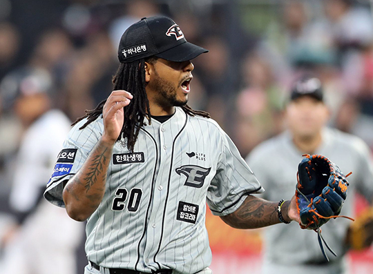 펠릭스 페냐도 한화의 연패를 막을 순 없었다(사진=한화)