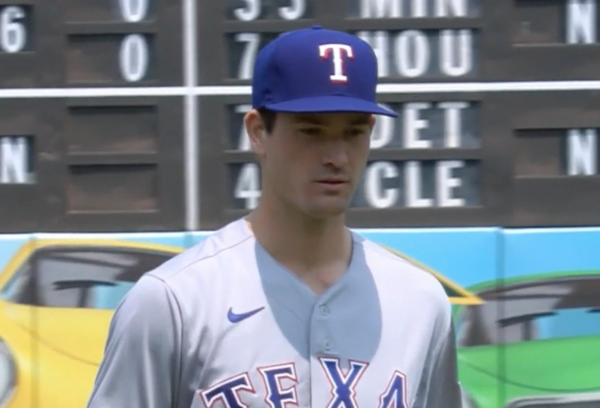 앤더슨의 텍사스 레인저스 시절(사진=MLB.com)