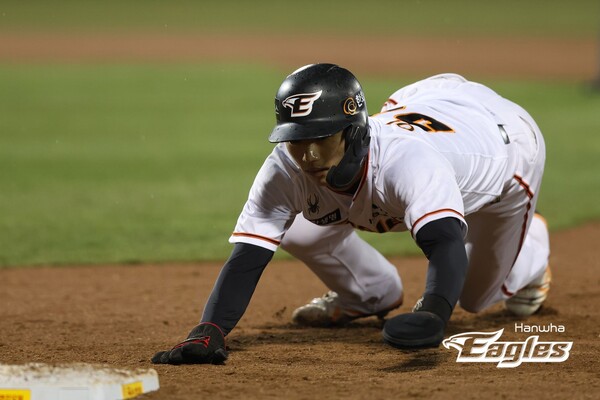 한화 선수단에서 가장 뛰는 야구에 능한 이원석(사진=한화)