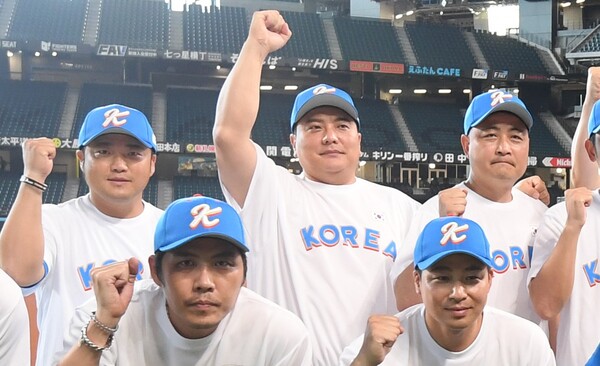 한국팀 4번타자가 유력한 김태균(사진=SSG)