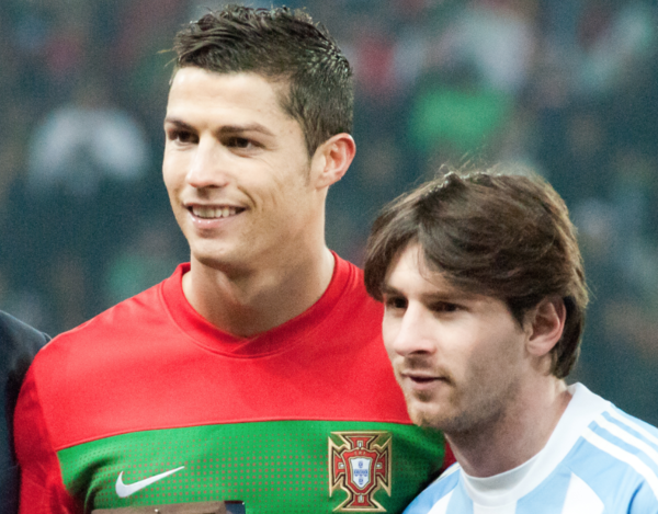 호날두와 메시(사진=위키피디아)