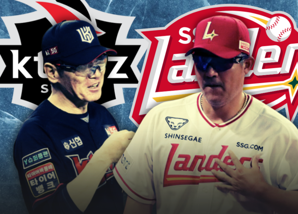 외나무다리에서 만난 이강철 감독과 이숭용 감독(사진=KT, SSG)