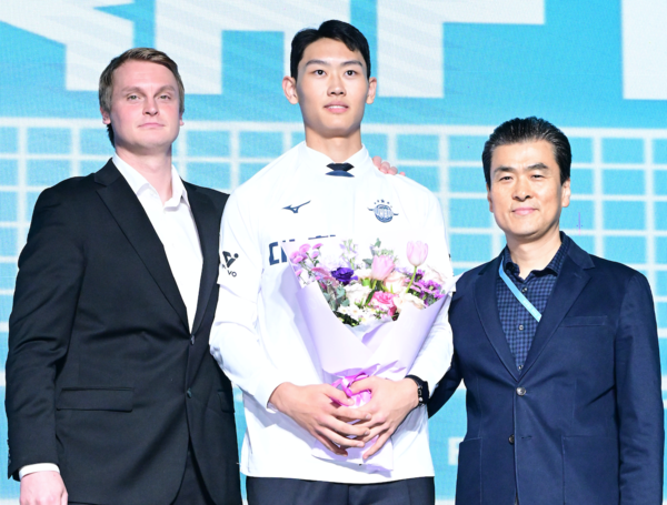 대한항공이 1순위로 지명한 김관우(사진=KOVO)