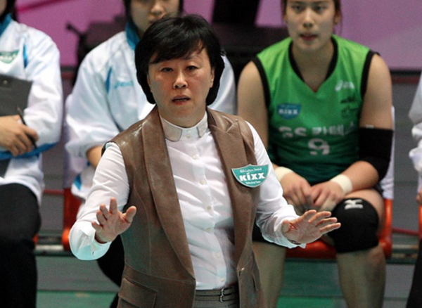 조혜정 전 감독이 별세했다(사진=KOVO)