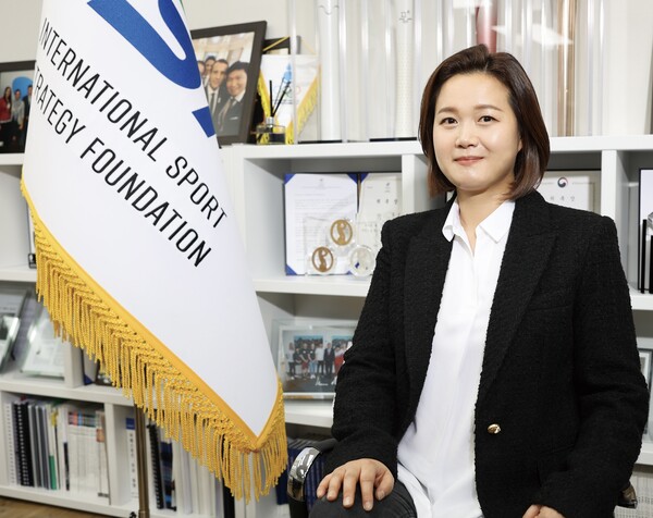 박주희 신임 ISF 이사장(사진=국제스포츠전략위원회)