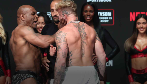 타이슨의 도발(사진=ESPN 화면)