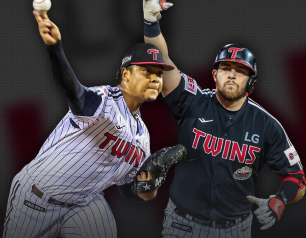 에르난데스와 오스틴 딘(사진=LG)