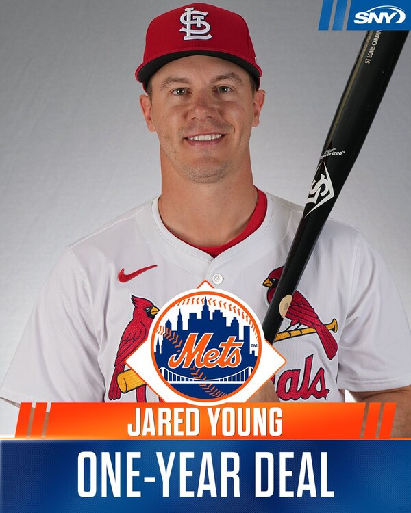 제러드 영이 뉴욕 메츠와 1년 계약을 맺었다(사진=SNY SNS)