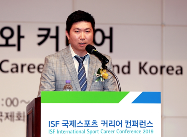 유승민 후보(사진=국제스포츠전략위원회)