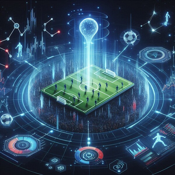 인공지능 혁명이 축구계를 강타하고 있다(사진=Bing AI)