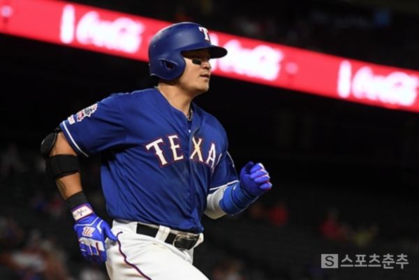 텍사스 시절의 추신수(사진=스포츠춘추 DB)