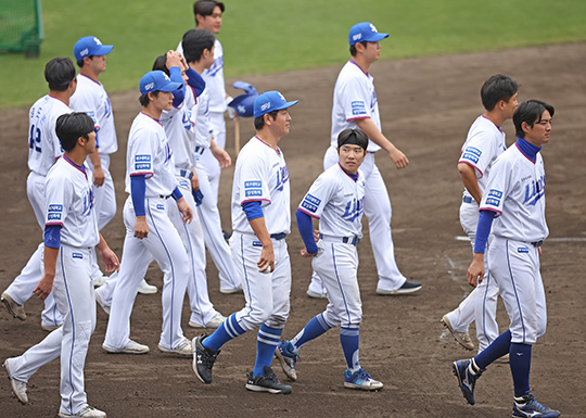 스프링캠프 연습경기 종료 후 삼성 선수단 모습(사진=삼성) 
