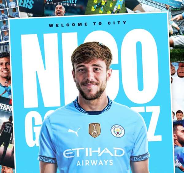 니코 곤살레스가 맨시티에 합류한다(사진=니코 곤살레스 SNS)