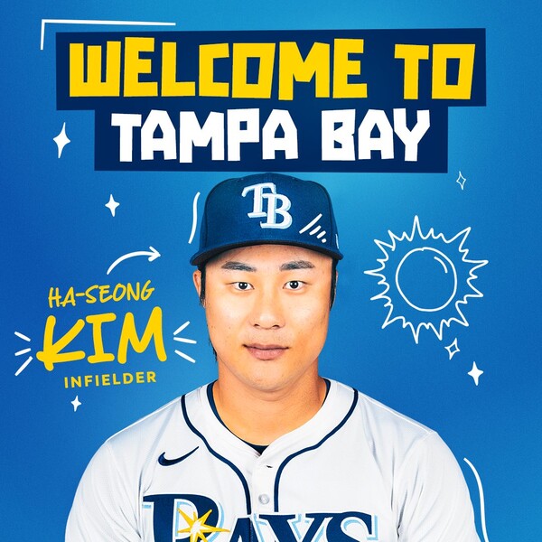 탬파베이 레이스에 합류한 김하성(사진=탬파베이 SNS)