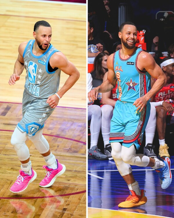 2022년에 이어 또 한번 올스타전 최고의 별로 선정된 커리(사진=NBA 올스타 SNS)