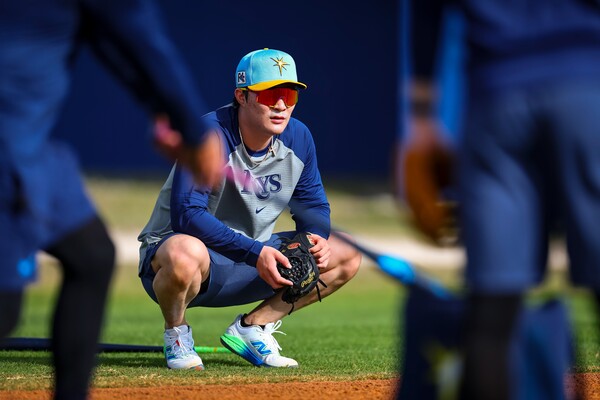 탬파베이 유니폼을 입은 김하성(사진=탬파베이)