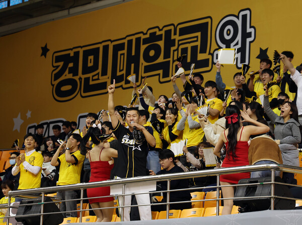 KB손해보험 스타즈 배구단, 경민대학교와 포스트시즌까지 홈경기장 사용 합의(사진=KB 손해보험)