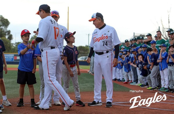한화, 멜버른 스프링캠프 일정 종료(사진=한화)
