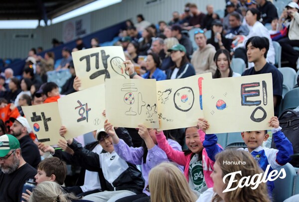 한화, 멜버른 스프링캠프 일정 종료(사진=한화)