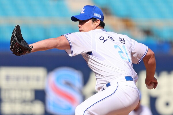 첫 등판한 오승환(사진=삼성)