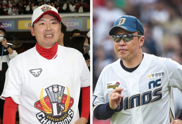 김원형, 이동욱 감독(사진=SSG, NC)