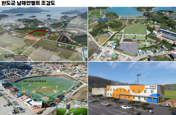 완도군 남해안벨트 조감도(사진=KBO)