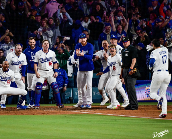 LA 다저스의 8연승 행진이 끝났다(사진=LA 다저스)