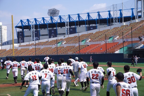 마산용마고가 4강에 진출했다(사진=대한야구소프트볼협회)