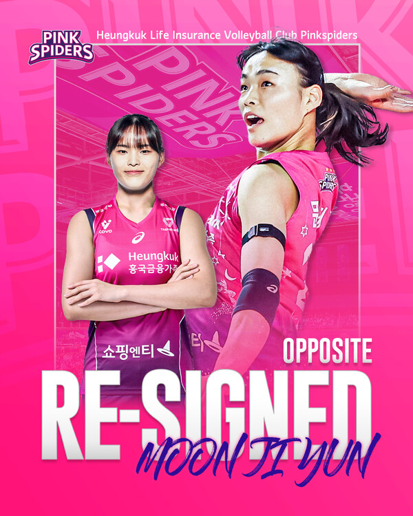 재계약에 성공한 김다솔, 문지윤, 신연경(사진=흥국생명)