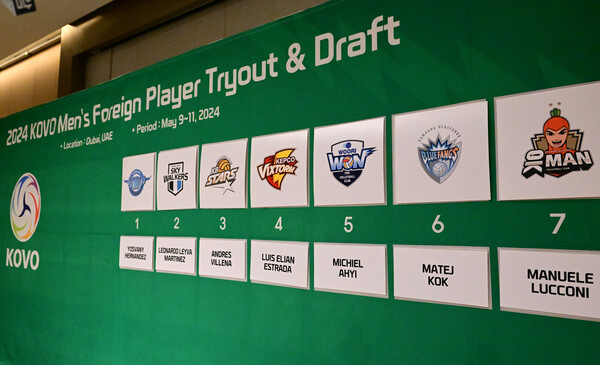 외국인 선수 남자부 드래프트가 실시된다(사진=KOVO)