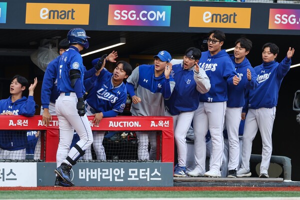 삼성 승리를 이끈 구자욱(사진=삼성)