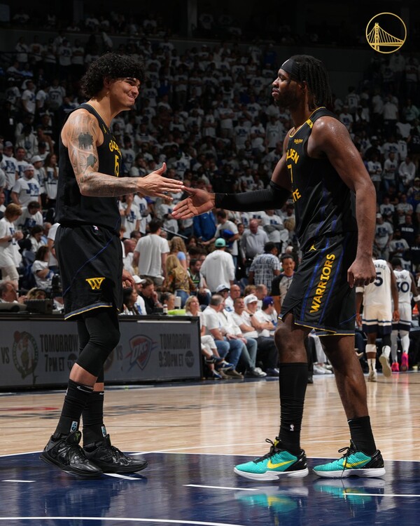 커리 없이도 이긴 골든스테이트(사진=골든스테이트 워리어스 SNS)