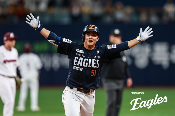 결승 홈런의 주인공 문현빈(사진=한화)