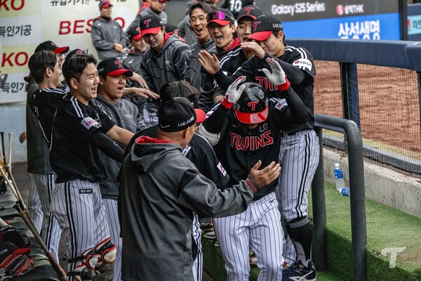 LG 트윈스가 더블헤더를 싹쓸이했다(사진=LG)