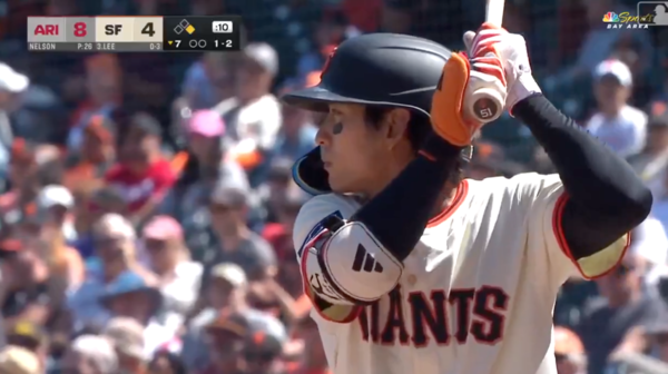 2경기 연속 홈런포를 가동한 이정후(사진=MLB.com 중계화면)