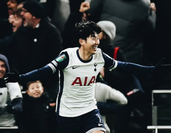 손흥민이 74분을 소화했다(사진=손흥민 SNS)