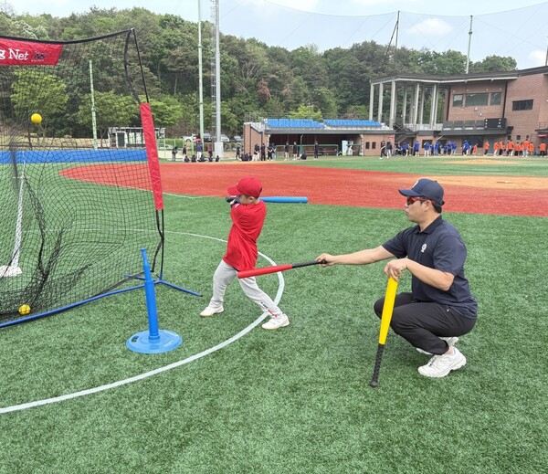 2025년 야구로 통하는 티볼 캠프(사진=KBO)