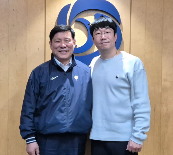 허구연 총재와 양현종 회장(사진=KBO)