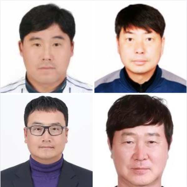 손동일, 석수철, 차정환, 강계연 감독(사진=대한야구소프트볼협회)