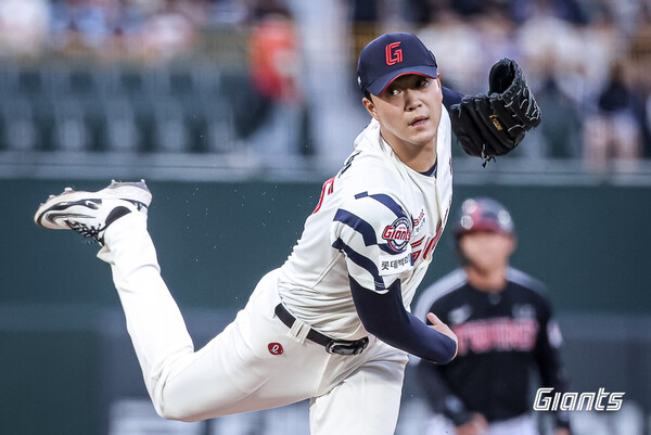 아쉬운 성적표를 받은 윤성빈(사진=롯데)