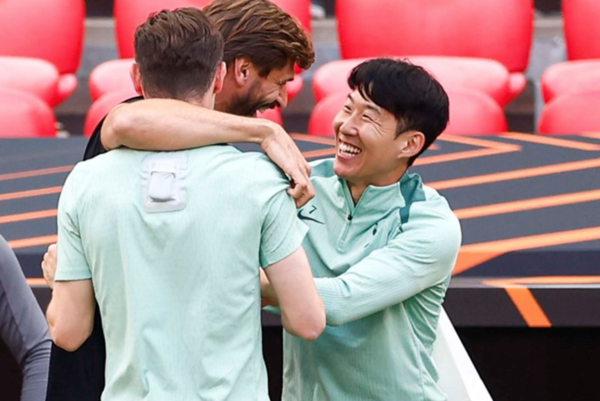 유로파 결승을 앞둔 손흥민(사진=토트넘 홋스퍼 홈페이지)