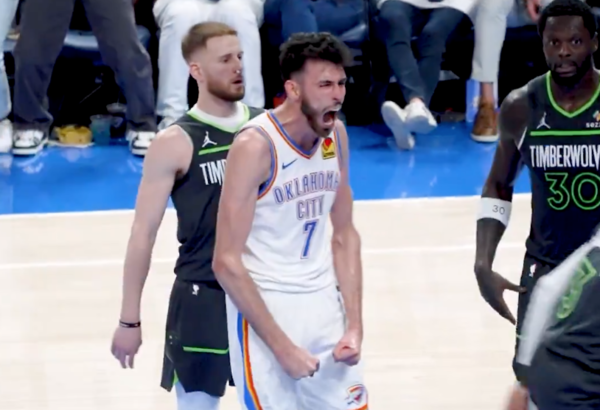 오클라호마시티가 1차전을 잡았다(사진=오클라호마시티 썬더 SNS)