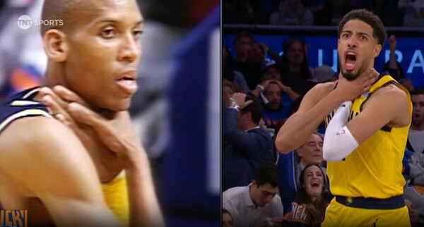 레지 밀러를 소환한 타이리스 할리버튼.