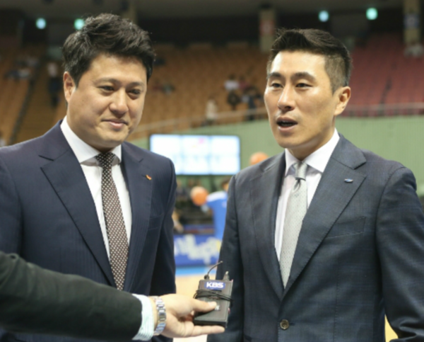 문경은 감독과 이상민 감독(사진=KBL)