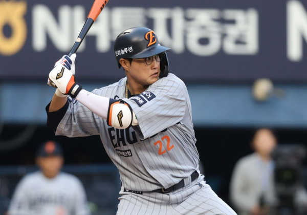 결승 홈런을 터뜨린 채은성(사진=한화)