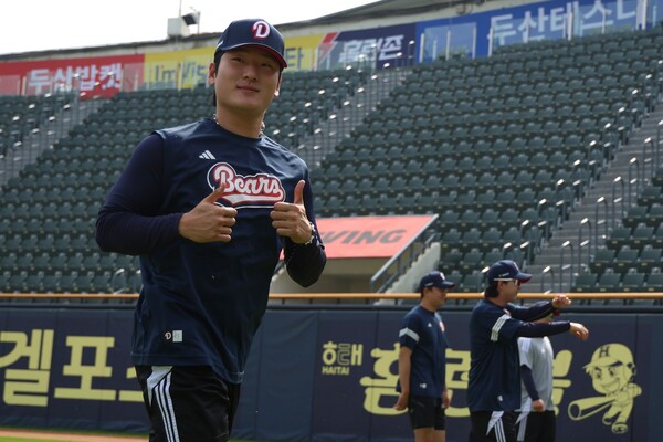 두산 에이스 곽빈(사진=두산)